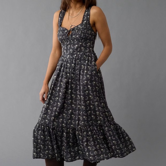 American Eagle Outfitters Dresses & Skirts - AE Corset Midi Dress